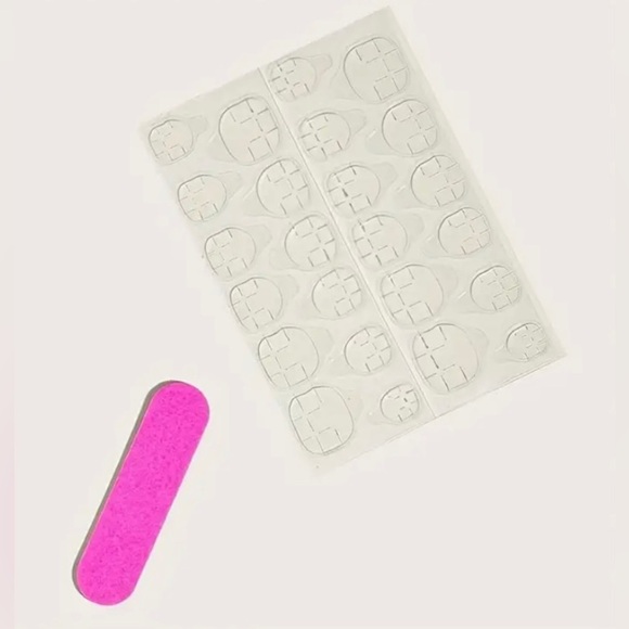 24pcs glossy short press on nails - Picture 2 of 5